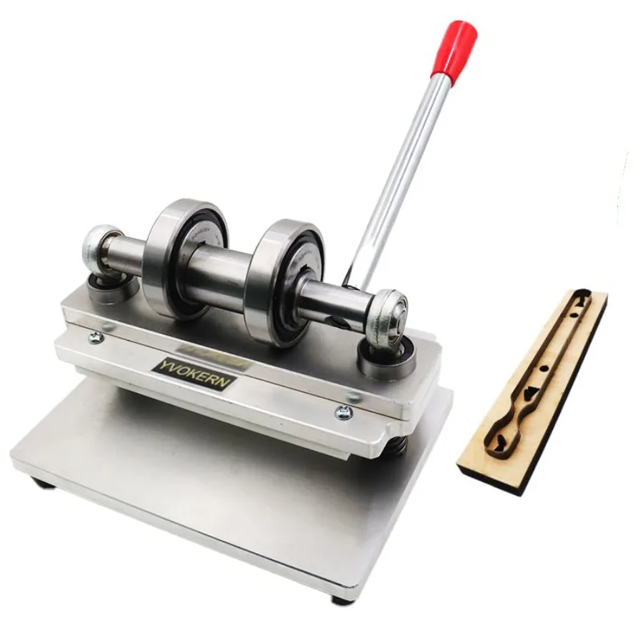 Leather Hand Press Manual Die Cutting Embossing Machine, Max. Feed Width 6.1" for Leather and PU Die Cutter Pattern Mold Stampi
Leather Hand Press Manual Die Cutting Embossing Machine, Max. Feed Width 6.1" for Leather and PU Die Cutter Pattern Mold Stampi