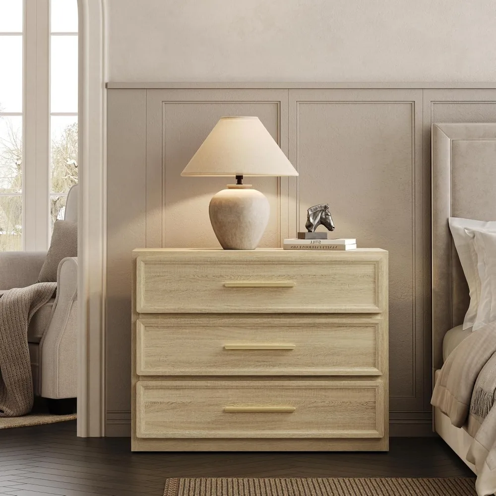 Night Stand Oversized Extra Large Nightstand Tall Bedside Side Table with 3 Drawers with Storage Modern End Table with Golden H
Night Stand Oversized Extra Large Nightstand Tall Bedside Side Table with 3 Drawers with Storage Modern End Table with Golden H