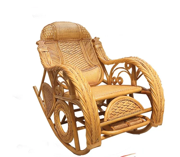 Rattan chair leisure rocking chair natural rattan lounge chair for the elderly nap carefree lazy home balcony.
Rattan chair leisure rocking chair natural rattan lounge chair for the elderly nap carefree lazy home balcony.