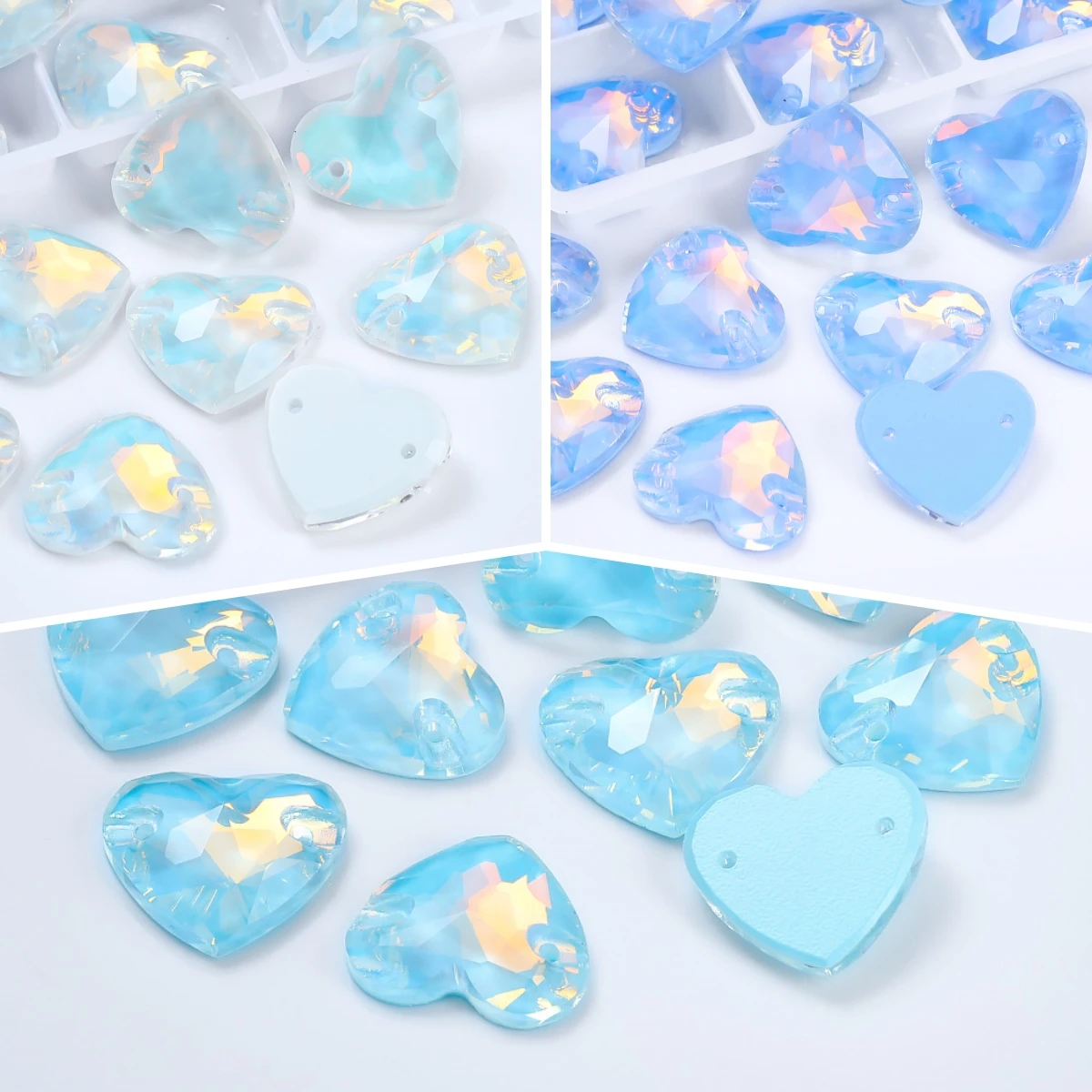 QIYI Mocha Heart Shape High Quality Glass Flatback Sew On Stones Glitter Crystal Rhinestones for Crafts Sewing Clothes
QIYI Mocha Heart Shape High Quality Glass Flatback Sew On Stones Glitter Crystal Rhinestones for Crafts Sewing Clothes
