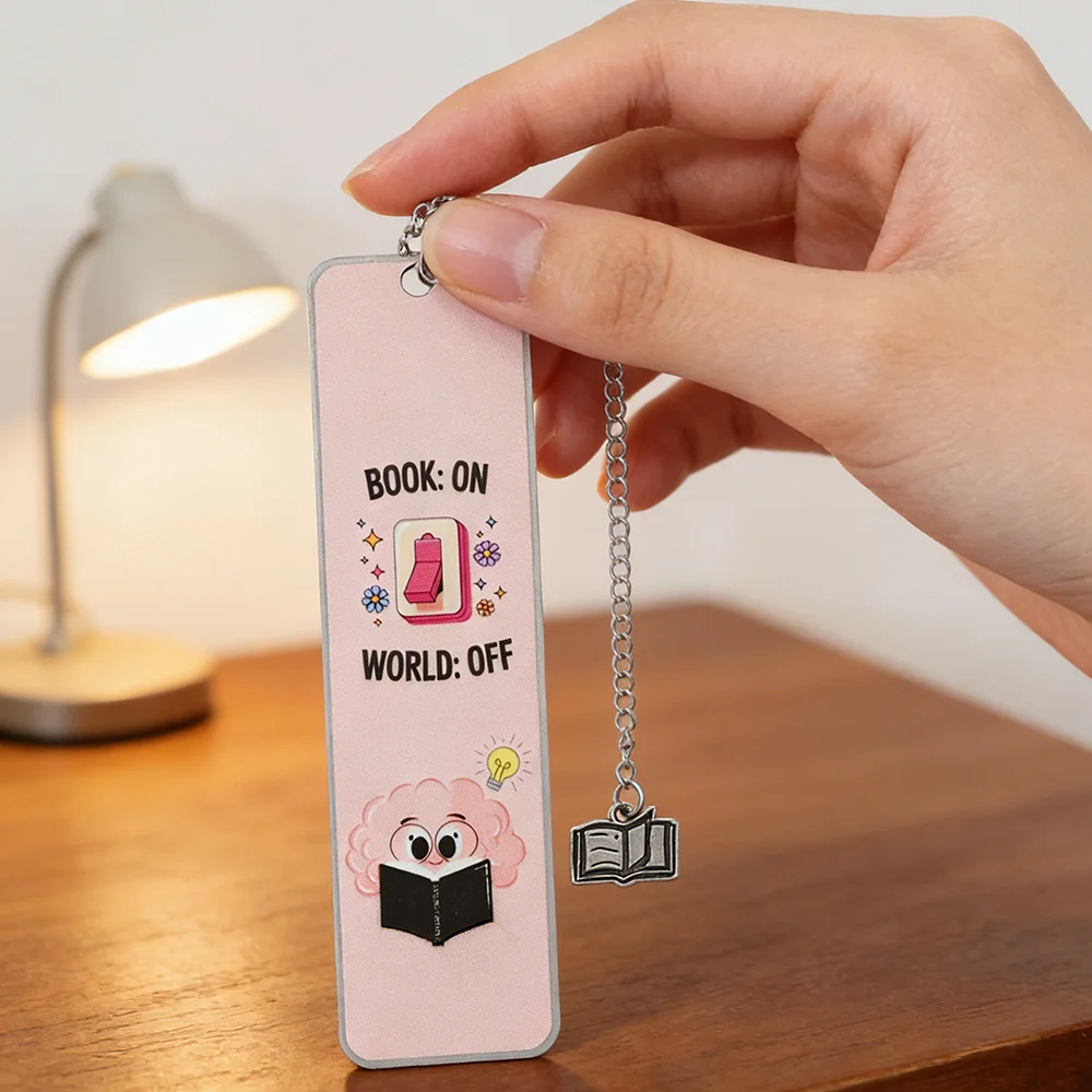Book On World Metal Bookmark with Chain Cute Brain Book Mark Funny Reading Accessories Gift for Book Lovers Readers Students
Book On World Metal Bookmark with Chain Cute Brain Book Mark Funny Reading Accessories Gift for Book Lovers Readers Students