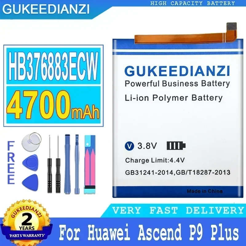 HB376883ECW Rechargeable Mobile Phone Batteries 4700mAh For Huawei Ascend P9 Plus P9Plus Portable Cell Phone Battery
HB376883ECW Rechargeable Mobile Phone Batteries 4700mAh For Huawei Ascend P9 Plus P9Plus Portable Cell Phone Battery