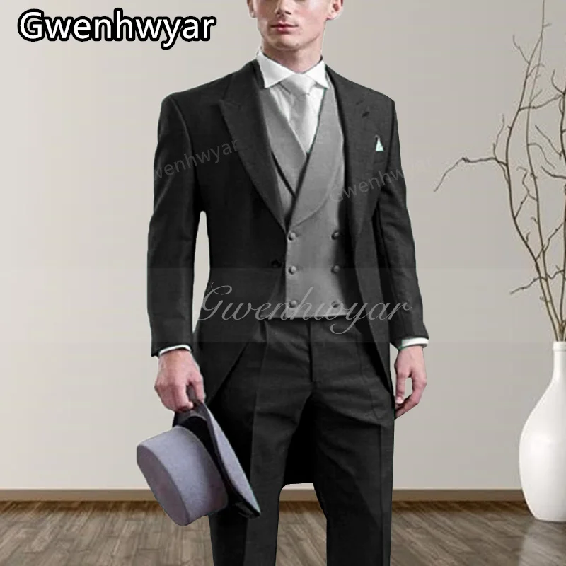 Gwenhwyfar Slim Fit Black Mix Color Men's Suit Wedding Groom Tuxedo 3 Piece Set (Jacket+Vest+Pants) Best Men's Prom Dress Men
Gwenhwyfar Slim Fit Black Mix Color Men's Suit Wedding Groom Tuxedo 3 Piece Set (Jacket+Vest+Pants) Best Men's Prom Dress Men