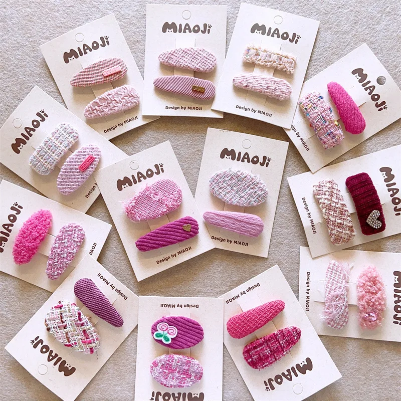 Rose Pink Hair Clips Plaid Teardrop Geometric Cute Girls' Matching Hair Accessories Side-Swept Bangs & Layered Bangs Baby Clips
Rose Pink Hair Clips Plaid Teardrop Geometric Cute Girls' Matching Hair Accessories Side-Swept Bangs & Layered Bangs Baby Clips