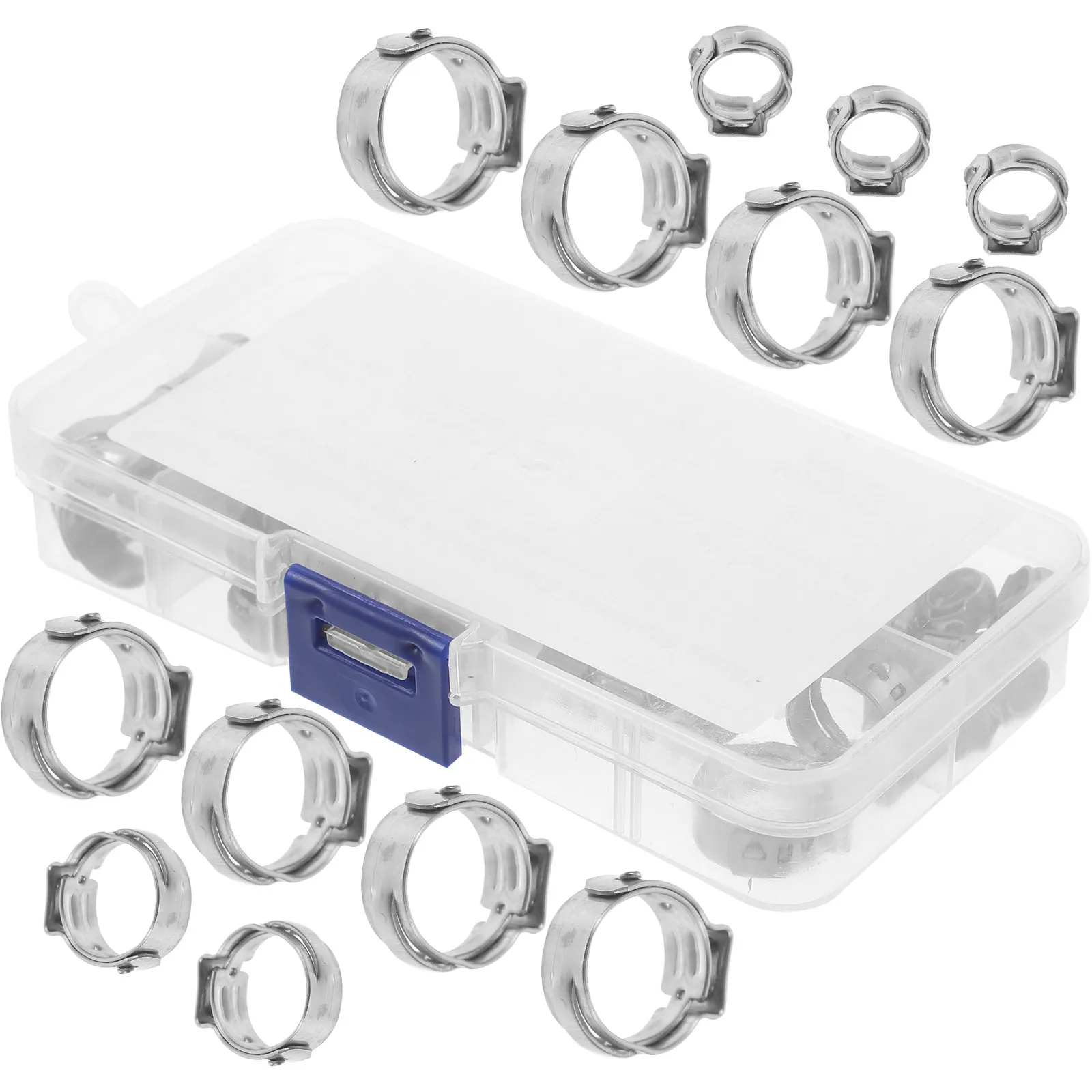 Набор из 70 прочных хомутов из нержавеющей стали 304 для труб PEX и топливных шлангов
Набор из 70 прочных хомутов из нержавеющей стали 304 для труб PEX и топливных шлангов