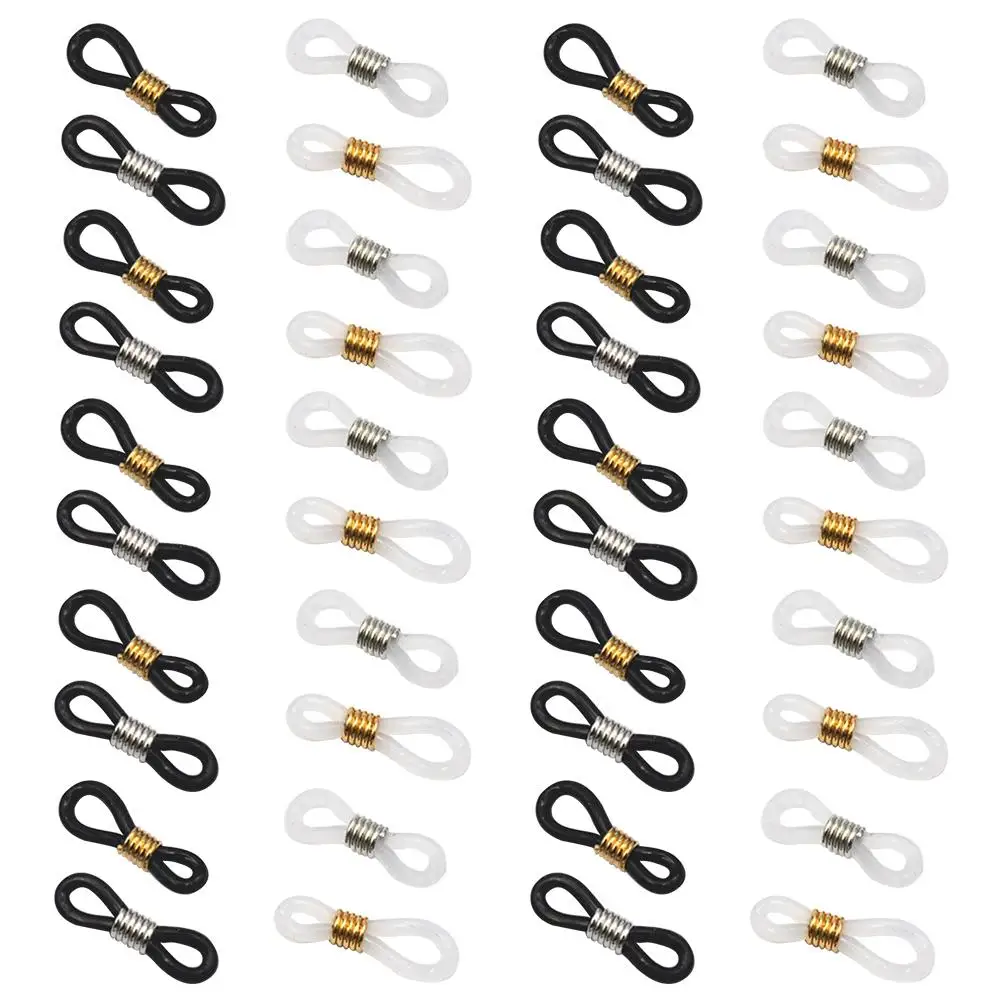 40 Pcs Glasses Chain Anti slip Buckle Black Gold Clear White Durable Silicone Eye Clip Non slip Earring Backings Jewelry Making
40 Pcs Glasses Chain Anti slip Buckle Black Gold Clear White Durable Silicone Eye Clip Non slip Earring Backings Jewelry Making