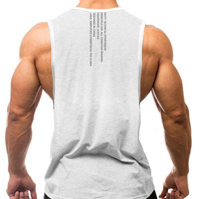 Gym Clothing Mens Sleeveless Shirts Mesh Running Vest Men Loose Bodybuilding Stringer Tank Muscle For Male Fitness Singlets
Gym Clothing Mens Sleeveless Shirts Mesh Running Vest Men Loose Bodybuilding Stringer Tank Muscle For Male Fitness Singlets