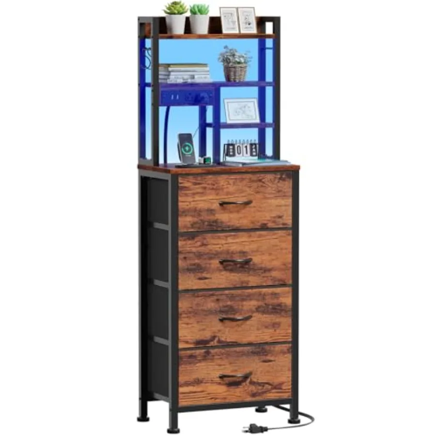 Tall Night Stand LED Nightstand with Charging Station and USB Ports Fabric s and Tier Storage Shelf Bedside Table for Bedroom H
Tall Night Stand LED Nightstand with Charging Station and USB Ports Fabric s and Tier Storage Shelf Bedside Table for Bedroom H