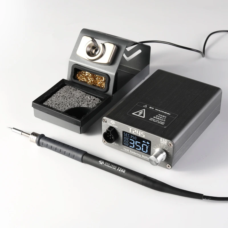 Паяльная станция C245, интеллектуальная автоматическая функция сна, ЖК-дисплей мощностью 130 Вт с наконечниками, губкой и подставкой для эффективной пайки
Паяльная станция C245, интеллектуальная автоматическая функция сна, ЖК-дисплей мощностью 130 Вт с наконечниками, губкой и подставкой для эффективной пайки