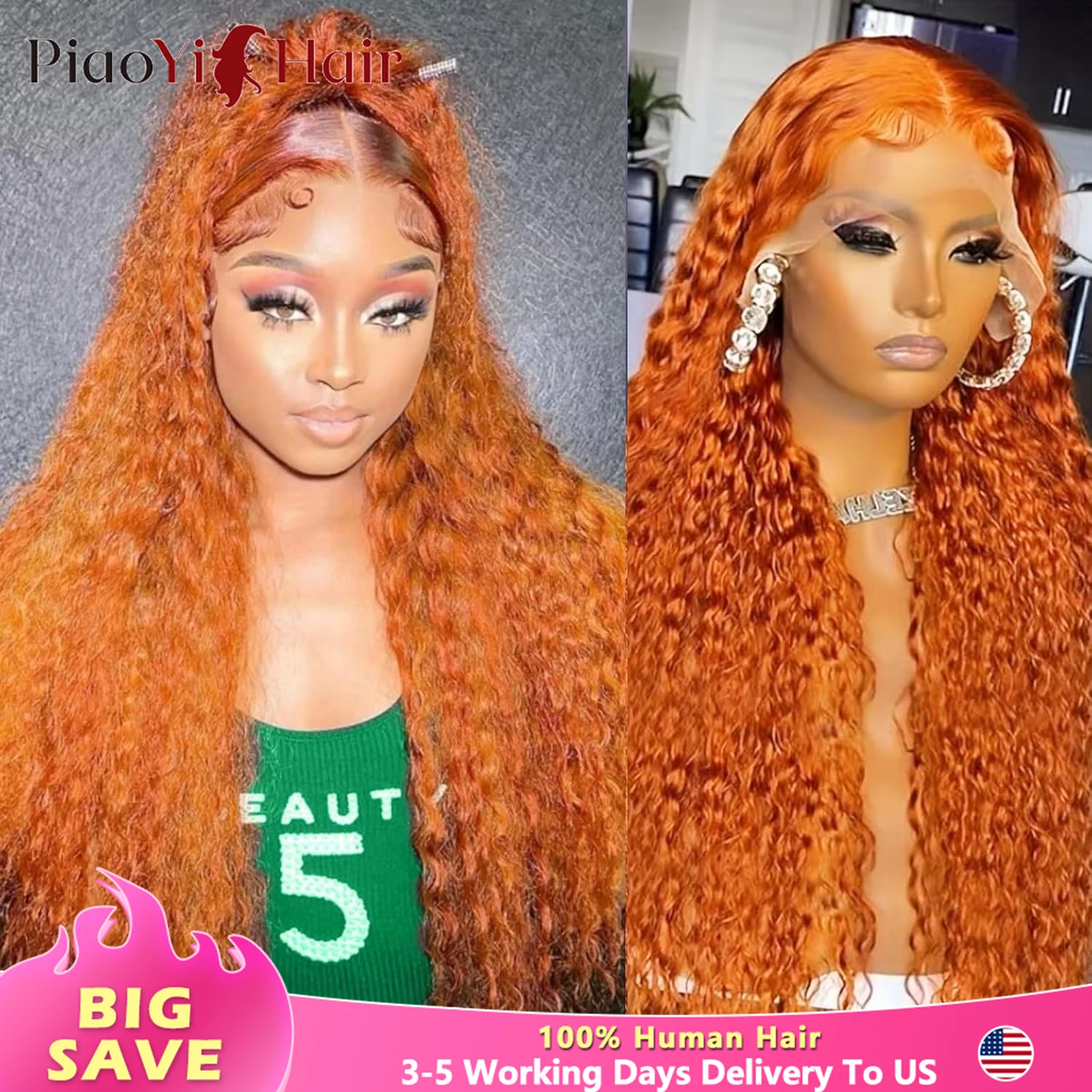 30 Inch Ginger Wig Human Hair 13x6 Hd Transparent 350 Deep Curly Lace Frontal Wigs Ginger Deep Wave Wig Human Hair 200% Density Orange Deep Wave Frontal Wig...
30 Inch Ginger Wig Human Hair 13x6 Hd Transparent 350 Deep Curly Lace Frontal Wigs Ginger Deep Wave Wig Human Hair 200% Density Orange Deep Wave Frontal Wig...