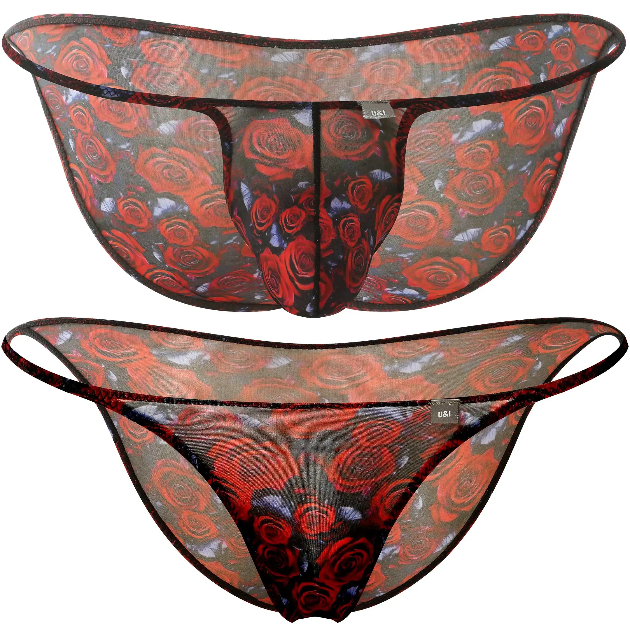U&I Transparent Rose Print Couples Underwear Ultra-Thin Breathable Tight-Fit 50G Elasticity Men's And Women's Briefs
U&I Transparent Rose Print Couples Underwear Ultra-Thin Breathable Tight-Fit 50G Elasticity Men's And Women's Briefs