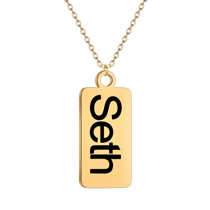 Custom Name Necklace for Women Square pendant Stainless Steel Jewelry Men Chain Choker Collar Personalizado Birthday Gift
Custom Name Necklace for Women Square pendant Stainless Steel Jewelry Men Chain Choker Collar Personalizado Birthday Gift