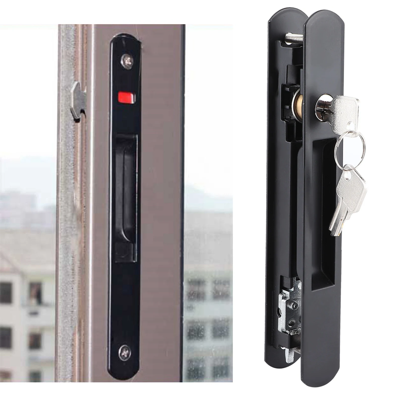 Mobile Door Lock Sliding Door Window Hook Lock Modern Mobile Door Single Double Sided Lock Catch for Home
Mobile Door Lock Sliding Door Window Hook Lock Modern Mobile Door Single Double Sided Lock Catch for Home
