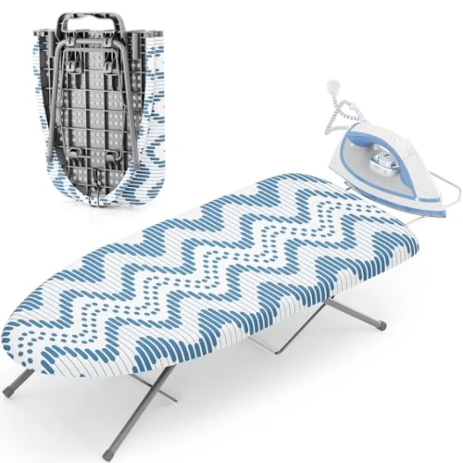 Tabletop Ironing Board, Small Ironing Boards with Iron Rest, Folding Iron Board, Extra Thick Cover, Portable Tabletop Ironing B
Tabletop Ironing Board, Small Ironing Boards with Iron Rest, Folding Iron Board, Extra Thick Cover, Portable Tabletop Ironing B
