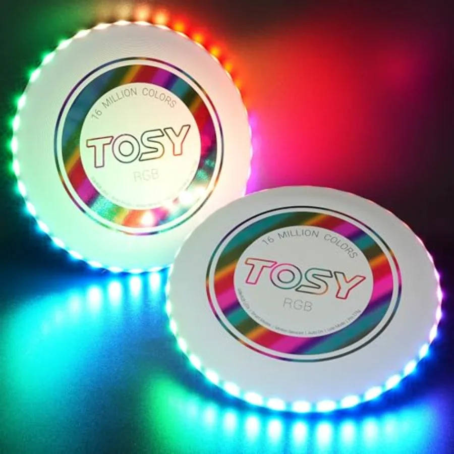 Flying Disc for outdoor play - ABS plastic multicolor/monocolor LED super bright with smart modes auto light-up rechargeable wa
Flying Disc for outdoor play - ABS plastic multicolor/monocolor LED super bright with smart modes auto light-up rechargeable wa