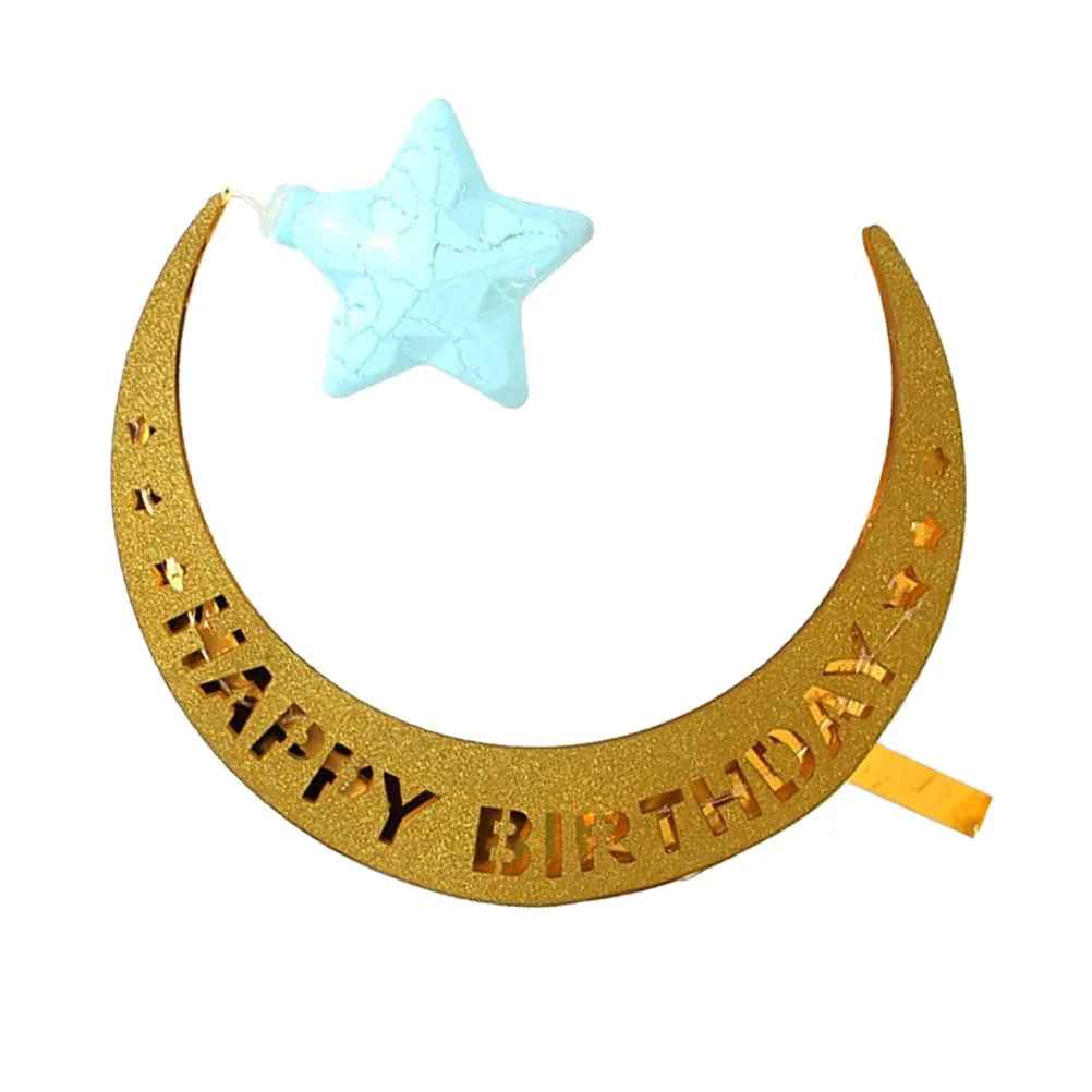 1Pcs Blue Star Moon Shape Luminous Cake Topper Birthday Party Cake Picks Creative Cupcake Decoration Cupcake Decorations
1Pcs Blue Star Moon Shape Luminous Cake Topper Birthday Party Cake Picks Creative Cupcake Decoration Cupcake Decorations