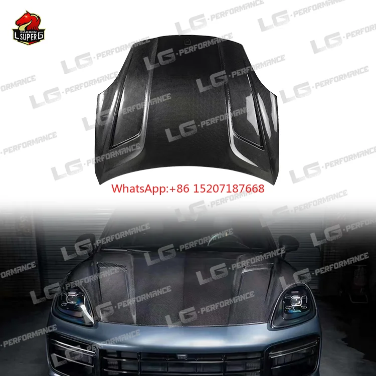Капот двигателя из углеродного волокна для Porsche Cayenne 9Y0, обновление до T, комплект кузова автомобиля, капот, автозапчасти
Капот двигателя из углеродного волокна для Porsche Cayenne 9Y0, обновление до T, комплект кузова автомобиля, капот, автозапчасти
