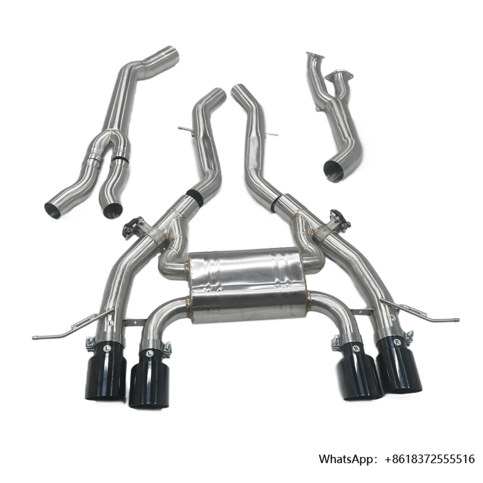 High Performance Muffler Exhaust Pipes For M3 G80 Exhaust Muffler M4 G82 2021-2024 S58 3.0T Catback Valved Muffler
High Performance Muffler Exhaust Pipes For M3 G80 Exhaust Muffler M4 G82 2021-2024 S58 3.0T Catback Valved Muffler