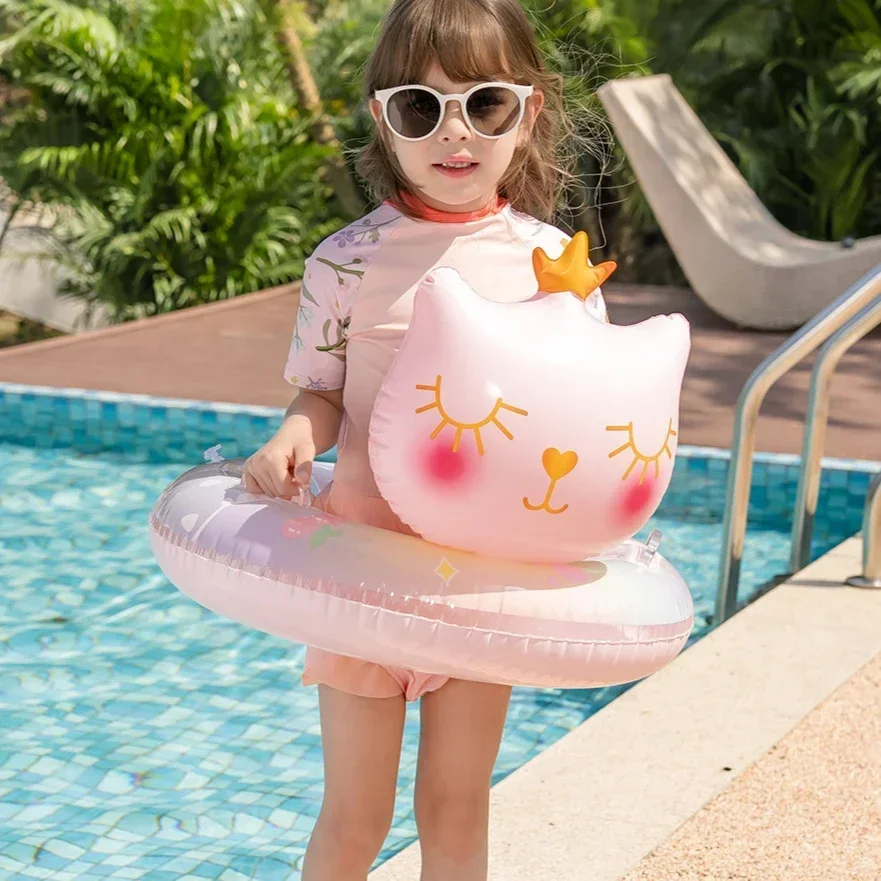 Crown Cat Children's Inflatable Toys Swimming Ring Summer Pool Party Inflatable Floating Circle with Handle Water Toys for Kids
Crown Cat Children's Inflatable Toys Swimming Ring Summer Pool Party Inflatable Floating Circle with Handle Water Toys for Kids