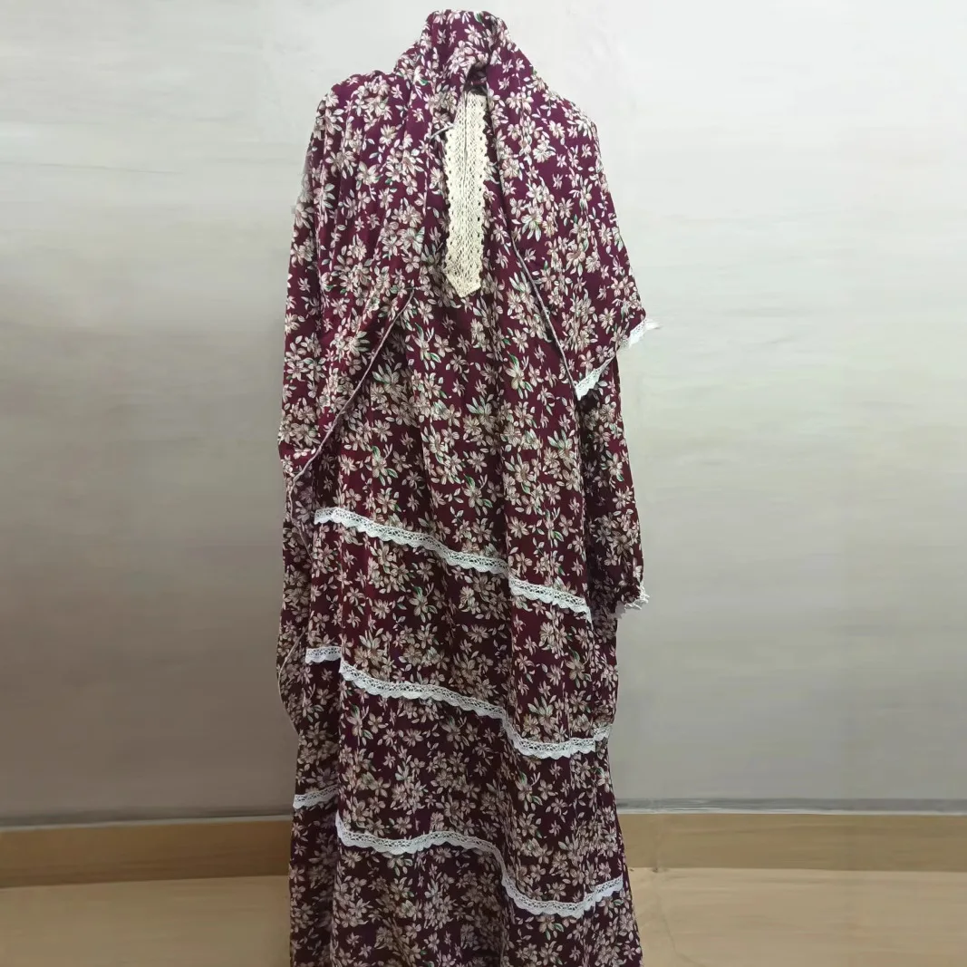 Soft Muslim Fashion Abaya Rayon Cotton Prints Leisure Lady Muslim Big Size Dress with Scarf Girl Dress Abayas
Soft Muslim Fashion Abaya Rayon Cotton Prints Leisure Lady Muslim Big Size Dress with Scarf Girl Dress Abayas