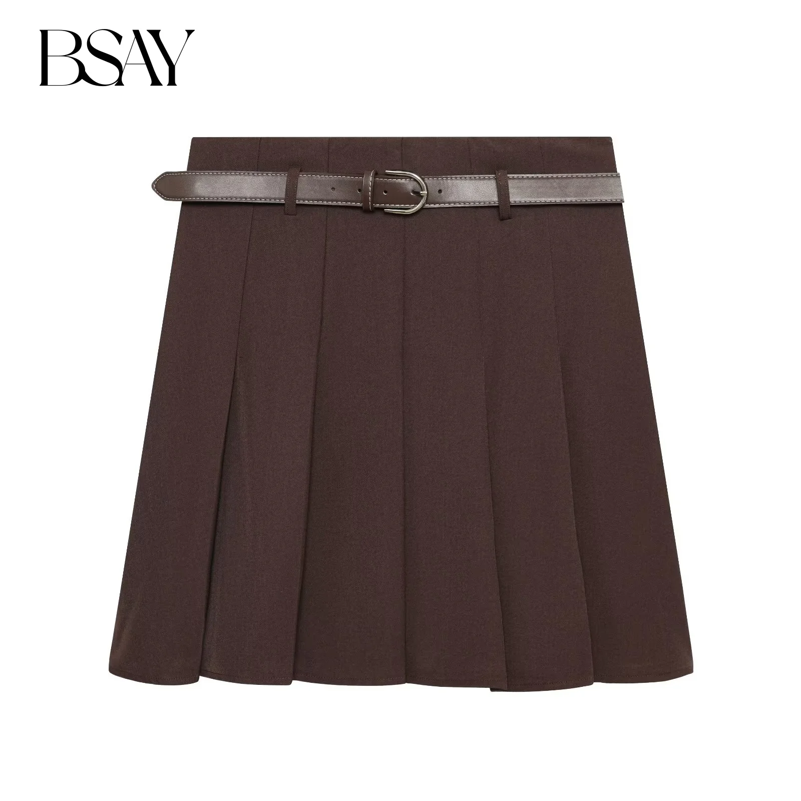 Юбка BSAY для женщин, модная осенне-зимняя новинка, однотонная, с поясом, широкими складками, шикарная, женская, с высокой талией, элегантная мини-юбка Mujer
Юбка BSAY для женщин, модная осенне-зимняя новинка, однотонная, с поясом, широкими складками, шикарная, женская, с высокой талией, элегантная мини-юбка Mujer
