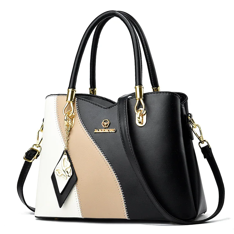 2025 Fashion Color-Block PU Tote Bag - Large Soft Crossbody Shoulder Bag for Women with Multiple Color Options
2025 Fashion Color-Block PU Tote Bag - Large Soft Crossbody Shoulder Bag for Women with Multiple Color Options