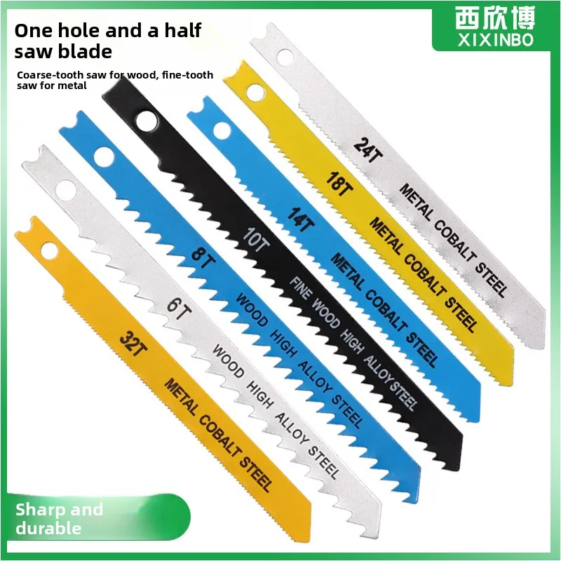 Woodworking Jig Saw Blades for Bosch, Coarse & Fine Teeth, Cutting Metal & Plastic, Jigsaw Blades Set
Woodworking Jig Saw Blades for Bosch, Coarse & Fine Teeth, Cutting Metal & Plastic, Jigsaw Blades Set