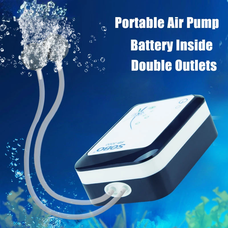 Battery Storage Air Pump AC/DC Dual Use For Aquarium Fish Tank Portable Air Pump For Fishing USB Charge Or Plug Charge
Battery Storage Air Pump AC/DC Dual Use For Aquarium Fish Tank Portable Air Pump For Fishing USB Charge Or Plug Charge