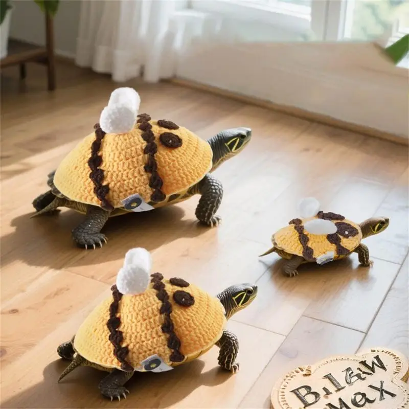 Warm Knitted Turtles Sweater Outfit For Small Reptiles Soft Breathable Party Costume Handmade Apparel for Pet Tortoise X3UC
Warm Knitted Turtles Sweater Outfit For Small Reptiles Soft Breathable Party Costume Handmade Apparel for Pet Tortoise X3UC