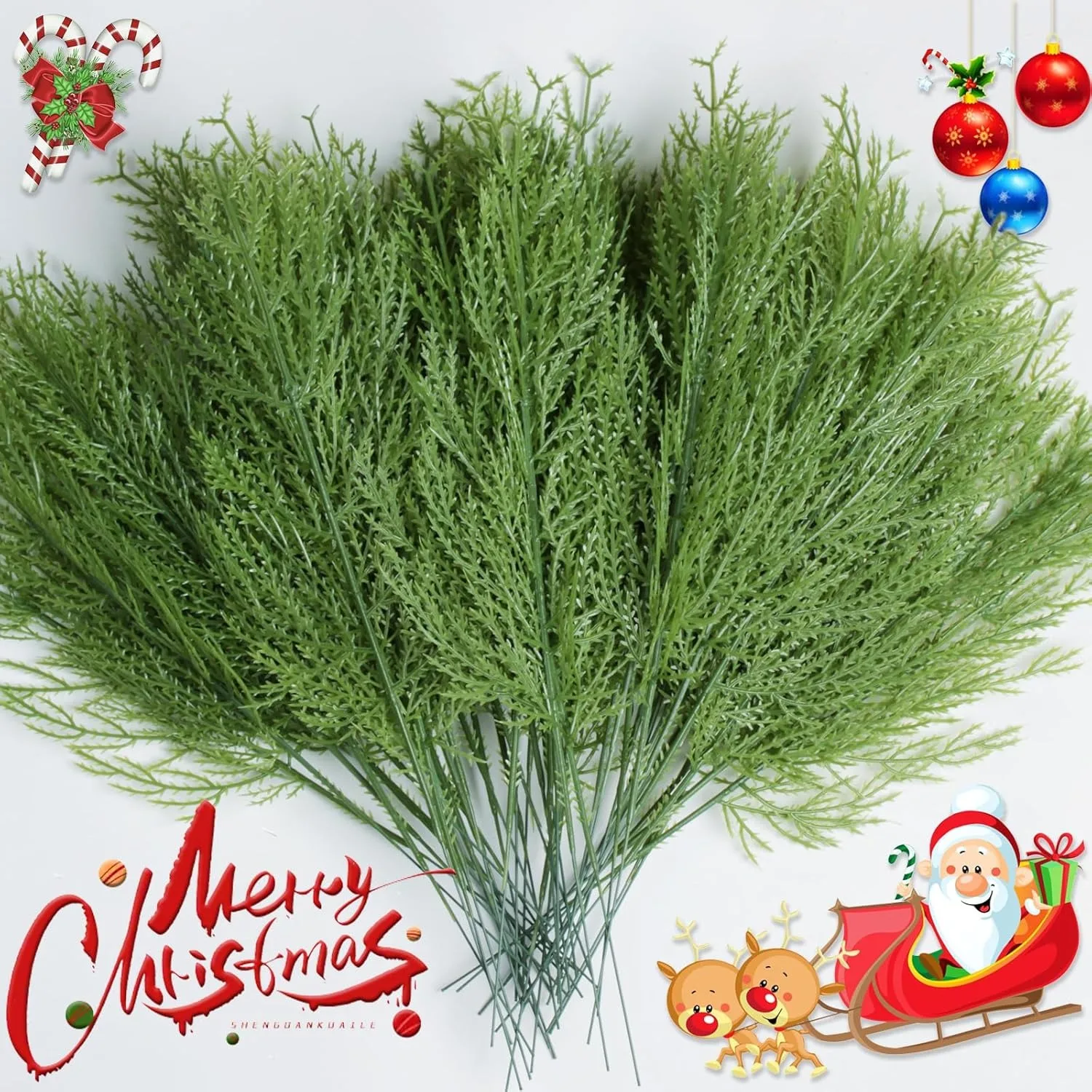 3/5/10Pcs Artificial Pine Needle Christmas Decoration 35cm Christmas Tree Ornament for Home Decor 2025 New Year Gift Accessories
3/5/10Pcs Artificial Pine Needle Christmas Decoration 35cm Christmas Tree Ornament for Home Decor 2025 New Year Gift Accessories