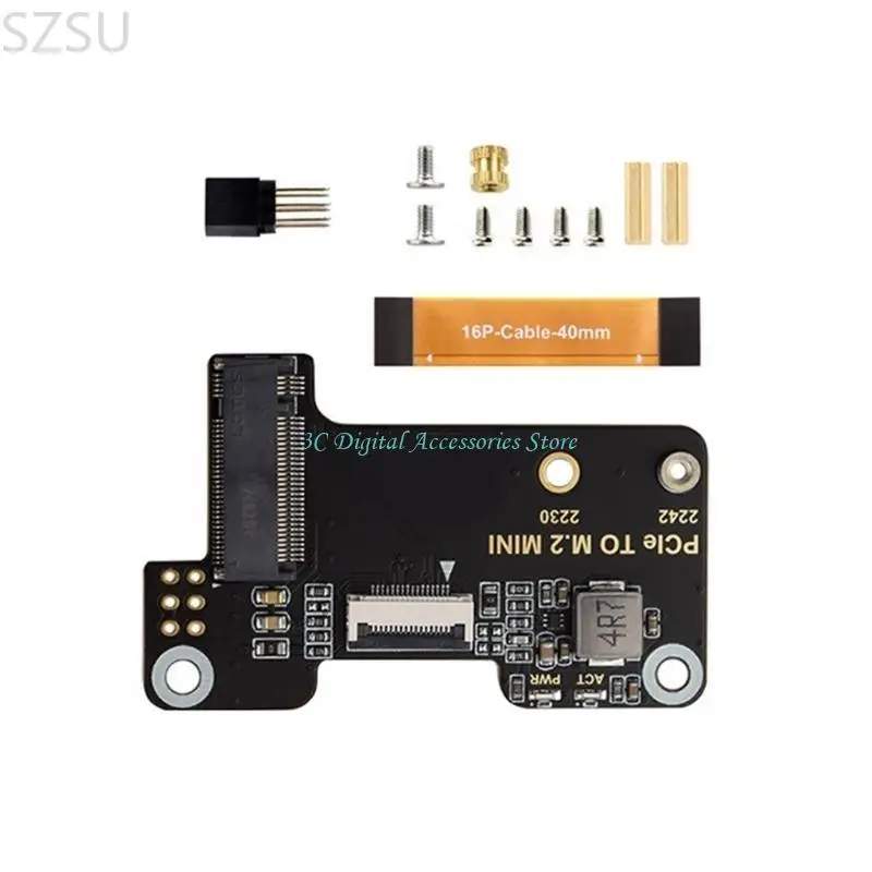 SZSU M.2 SSD Плата преобразования для RPI 5 поддерживает Gen2/Gen3 NVME 2230 2242 SSD Easy Startups
SZSU M.2 SSD Плата преобразования для RPI 5 поддерживает Gen2/Gen3 NVME 2230 2242 SSD Easy Startups