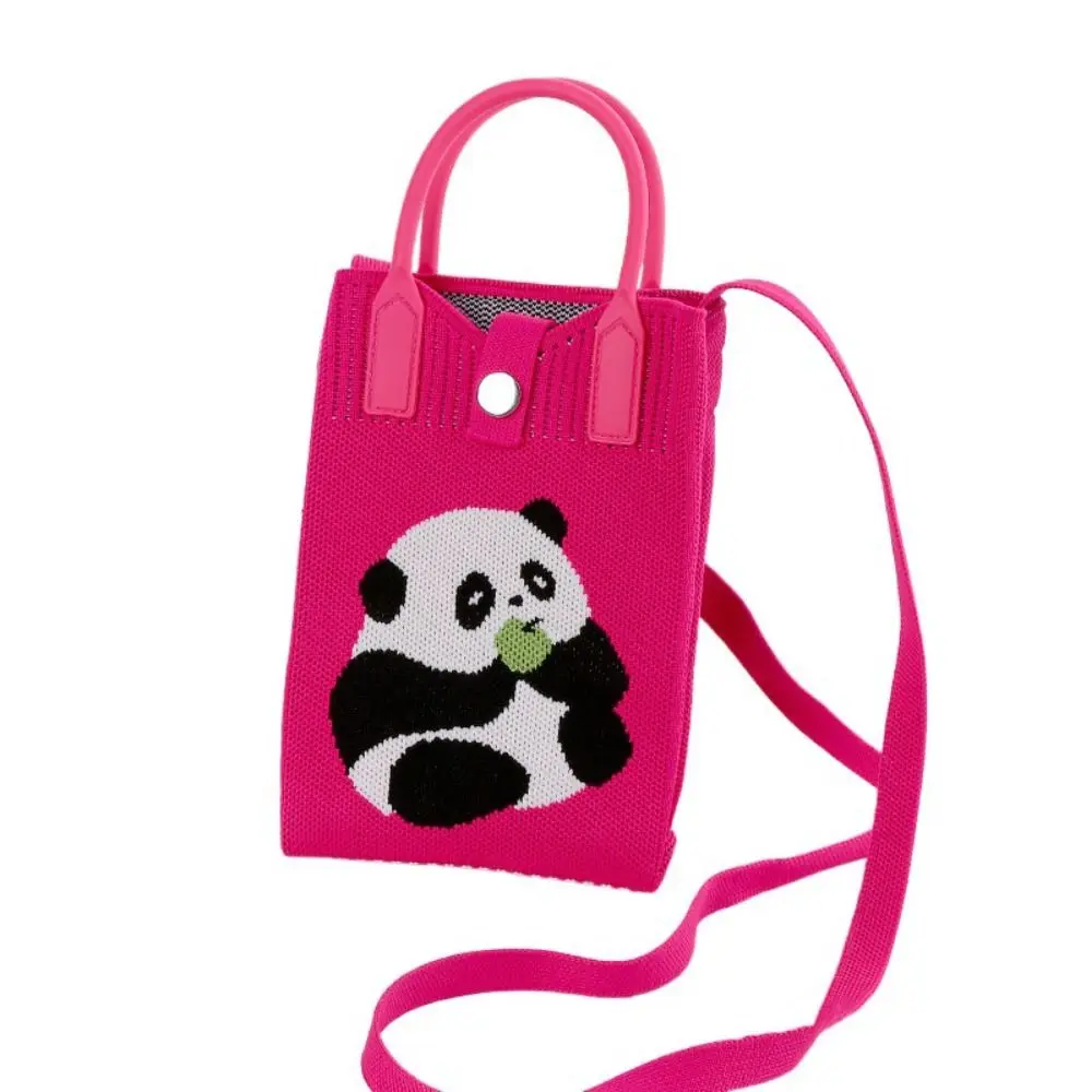 Easy To Carry Creative Mini Knit Handbag Cartoon Panda Cute Phone Bag Reusable Huahua Hand Crocheted Bags Women
Easy To Carry Creative Mini Knit Handbag Cartoon Panda Cute Phone Bag Reusable Huahua Hand Crocheted Bags Women