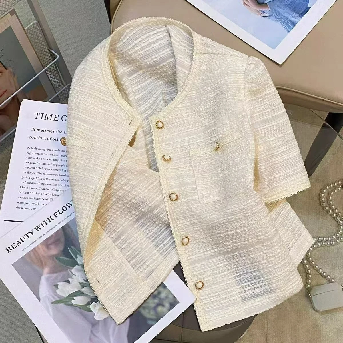 Retro Style Thin For Women's Summer 2026 New Fashionable Short Top
Retro Style Thin For Women's Summer 2026 New Fashionable Short Top
