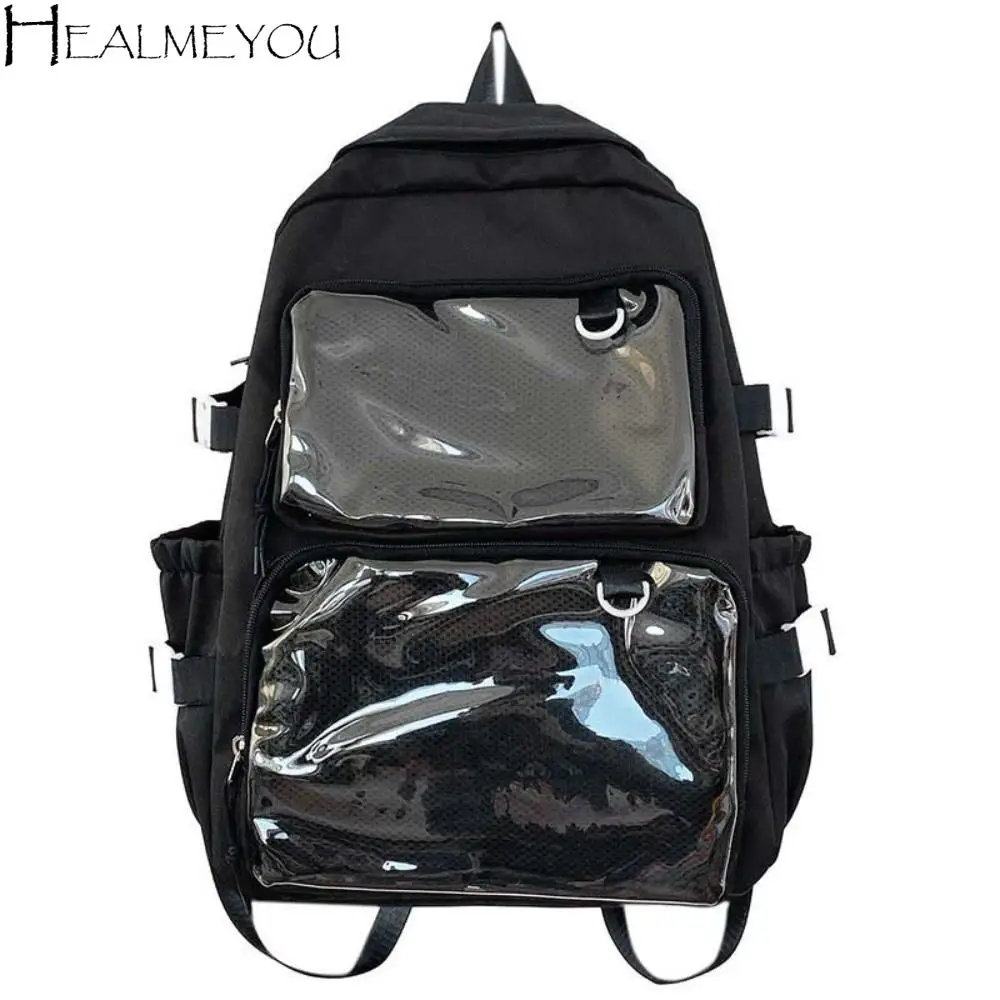 Сплошной цвет, нейлоновый рюкзак Ita, прочный прозрачный школьный рюкзак для студентов, полиэстер, пылезащитный, большой вместительный школьный рюкзак
Сплошной цвет, нейлоновый рюкзак Ita, прочный прозрачный школьный рюкзак для студентов, полиэстер, пылезащитный, большой вместительный школьный рюкзак