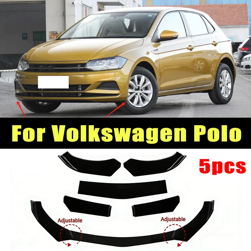 5Pcs ABS Material Universal Car Front Bumper Separator Bumper Lip Body Kit Duck Lip Separator For Volkswagen Polo Accessories
5Pcs ABS Material Universal Car Front Bumper Separator Bumper Lip Body Kit Duck Lip Separator For Volkswagen Polo Accessories