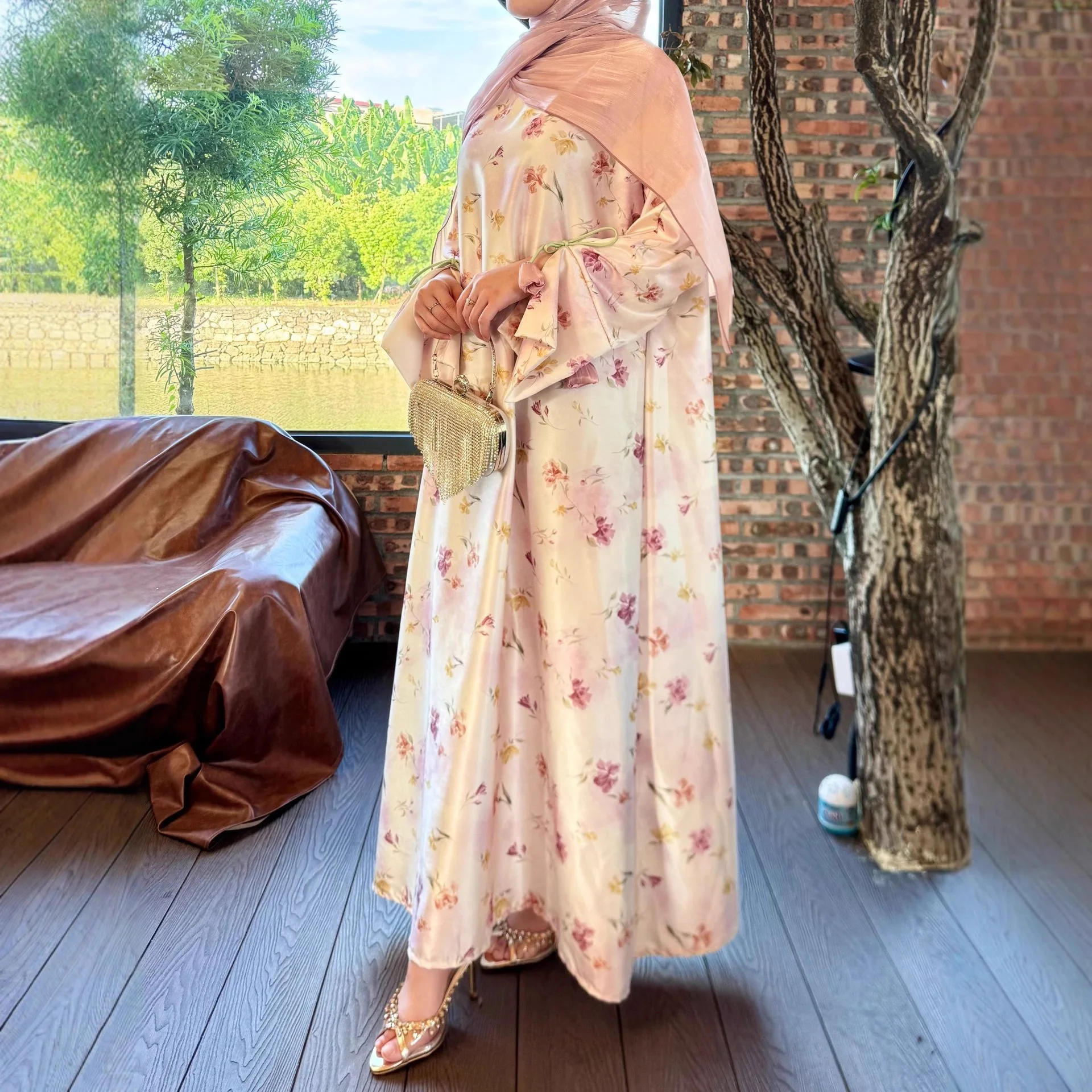 Eid Dress Women Abaya Muslim Flower Print Loose Long Robe Kaftan Ramadan Party Dresses Vestidos Morocco Dubai Jalabiya Arab 2026
Eid Dress Women Abaya Muslim Flower Print Loose Long Robe Kaftan Ramadan Party Dresses Vestidos Morocco Dubai Jalabiya Arab 2026