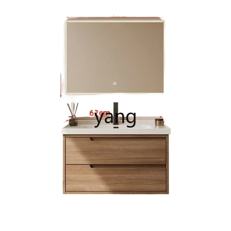 LH walnut bathroom cabinet ceramic integrated basin antique bathroom basin cabinet combination washstand
LH walnut bathroom cabinet ceramic integrated basin antique bathroom basin cabinet combination washstand