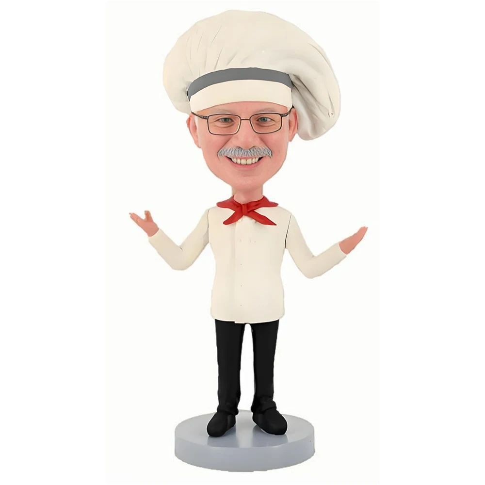 Personalized Custom Bobblehead Chef Figurines,Bobble Head Customized Figure for Boyfriend Dad Fathers Day Cook Birthday Gifts
Personalized Custom Bobblehead Chef Figurines,Bobble Head Customized Figure for Boyfriend Dad Fathers Day Cook Birthday Gifts