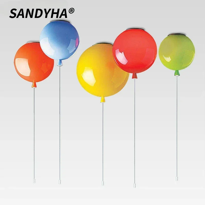 Modern Colorful Balloon Ceiling Light Cartoon Hanging Chandelier Home Decor for Bedroom Children's Room Study Led Pendant Lamp
Modern Colorful Balloon Ceiling Light Cartoon Hanging Chandelier Home Decor for Bedroom Children's Room Study Led Pendant Lamp
