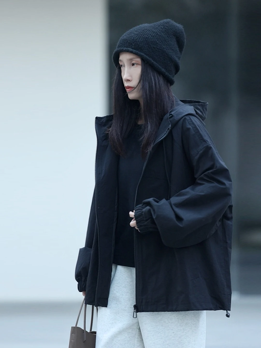 Bla Casual Loose Women's ort Coat Jaet Spring Autumn New Sle Windbreaker Outerwear Lazy Faion Polyester
Bla Casual Loose Women's ort Coat Jaet Spring Autumn New Sle Windbreaker Outerwear Lazy Faion Polyester