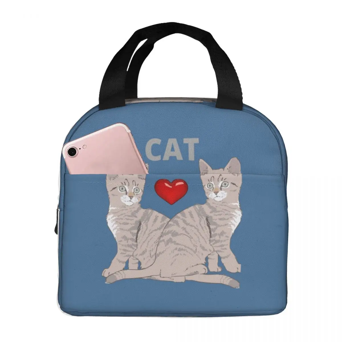 Gray Ginger And Siamese Kittens Cats Lunch Bags Insulated Bento Box Lunch Tote Picnic Bags Thermal Bag for Woman Girl Travel
Gray Ginger And Siamese Kittens Cats Lunch Bags Insulated Bento Box Lunch Tote Picnic Bags Thermal Bag for Woman Girl Travel