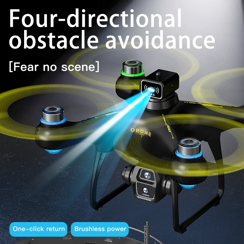 4.3 Screen controlled 4G optical flow brushless4 sided obstacle avoidance dron with dual lens WIFI professional aerial came
4.3 Screen controlled 4G optical flow brushless4 sided obstacle avoidance dron with dual lens WIFI professional aerial came