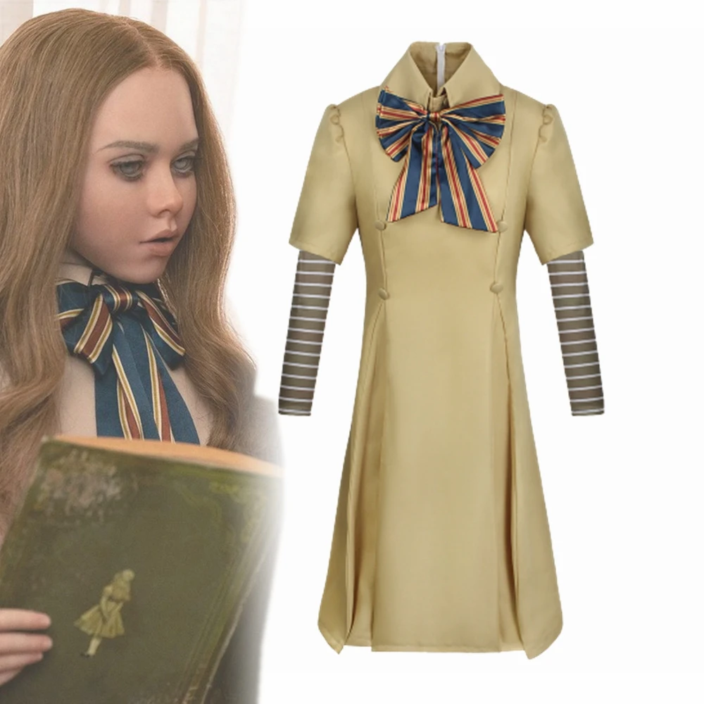 Horror Movies M3GAN Cosplay Costume AI Doll Robots Dress Top Socks Bowknot Megan Uniform Halloween Outfits Clothes Girls Women
Horror Movies M3GAN Cosplay Costume AI Doll Robots Dress Top Socks Bowknot Megan Uniform Halloween Outfits Clothes Girls Women