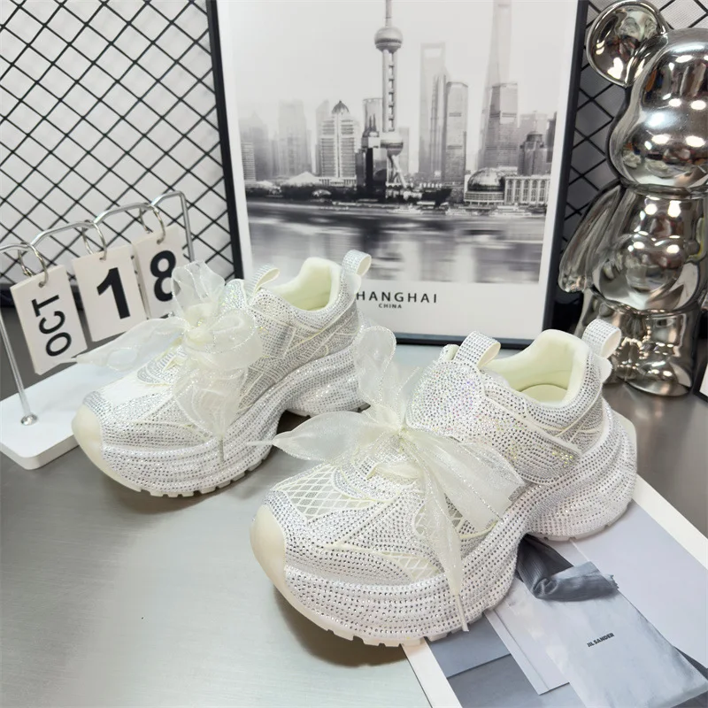 Summer 2025 Teeter-Totter Design Dad Shoes Mesh Style Women's Double Lace Magic Tape Sports Versatile Sweet Style Flat Heel
Summer 2025 Teeter-Totter Design Dad Shoes Mesh Style Women's Double Lace Magic Tape Sports Versatile Sweet Style Flat Heel