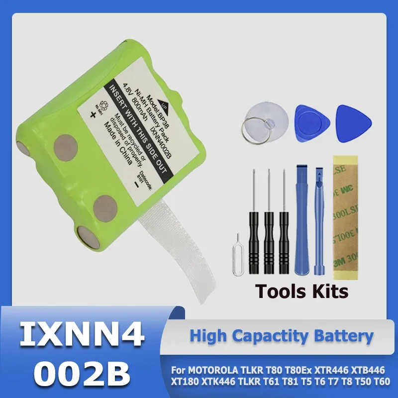 Новый аккумулятор IXNN4002A IXNN4002B BP40 для MOTOROLA TLKR- T80 T80Ex XTR446 XTB446 XT180 T3 T4 T6 T7 T8 T5 T50 T60 T61 T81
Новый аккумулятор IXNN4002A IXNN4002B BP40 для MOTOROLA TLKR- T80 T80Ex XTR446 XTB446 XT180 T3 T4 T6 T7 T8 T5 T50 T60 T61 T81