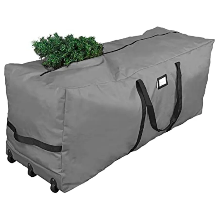 Christmas Rolling Tree Storage Bag 9 Ft. Extra Large Heavy Duty Holiday Storage Container 28" x16.5"x 60" 3 Wheels and Handles
Christmas Rolling Tree Storage Bag 9 Ft. Extra Large Heavy Duty Holiday Storage Container 28" x16.5"x 60" 3 Wheels and Handles