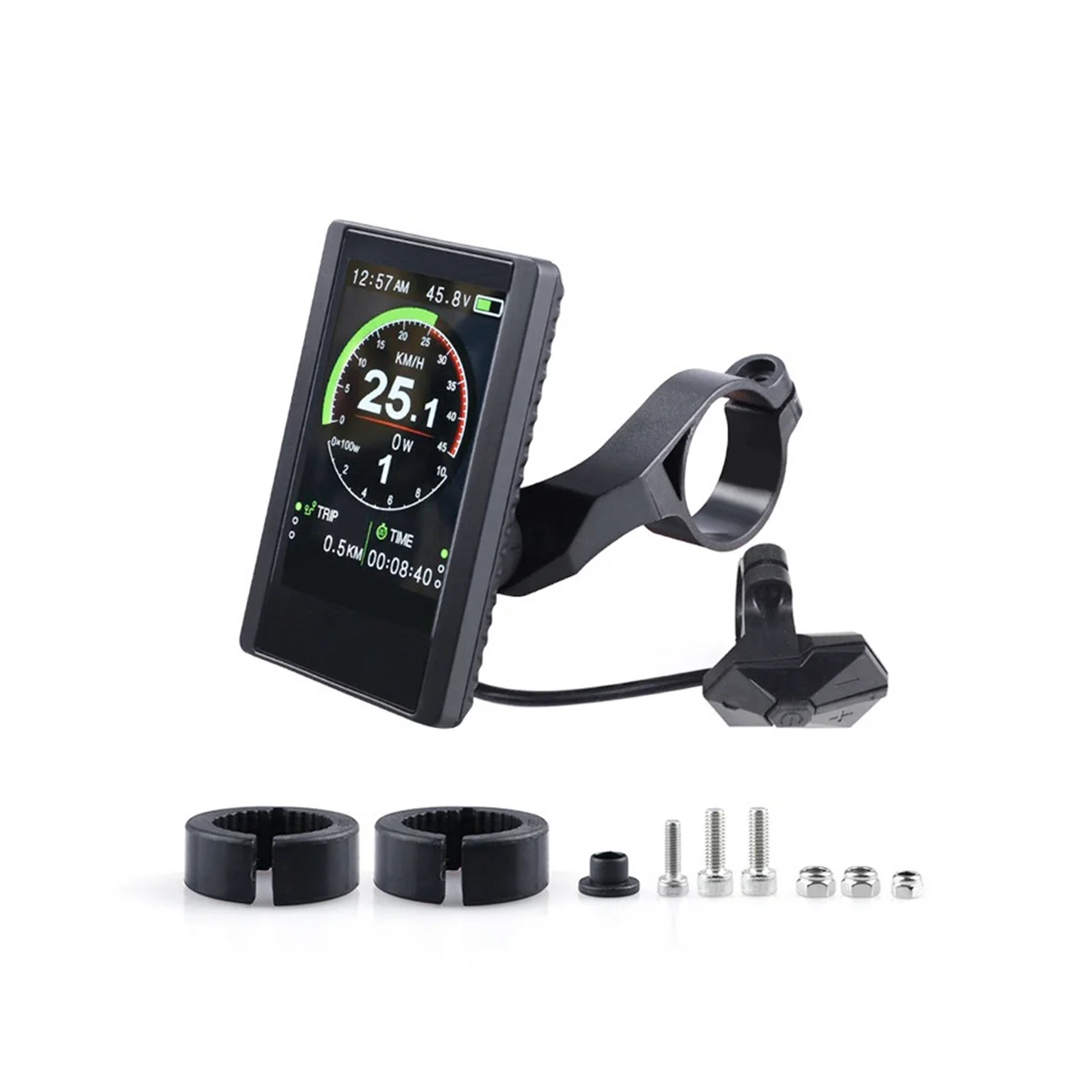 Electric Bicycle P850C Full Color LCD Display Speedometer Display for Bafang BBS01B BBS02B BBSHD Mid Drive Motor.
Electric Bicycle P850C Full Color LCD Display Speedometer Display for Bafang BBS01B BBS02B BBSHD Mid Drive Motor.