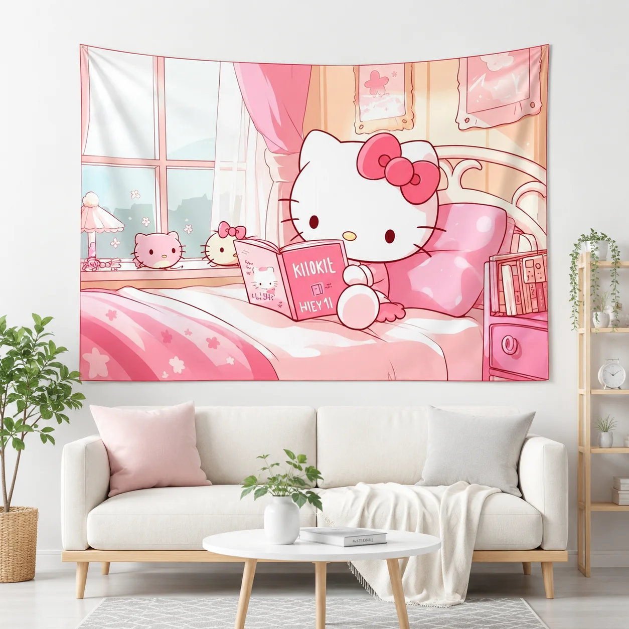 1pc Hello Kitty Reading Book Tapestry Pastel Pink Style Kawaii Cozy Decor for Girls Bedroom Dorm Sanrio Fans Home Art
1pc Hello Kitty Reading Book Tapestry Pastel Pink Style Kawaii Cozy Decor for Girls Bedroom Dorm Sanrio Fans Home Art