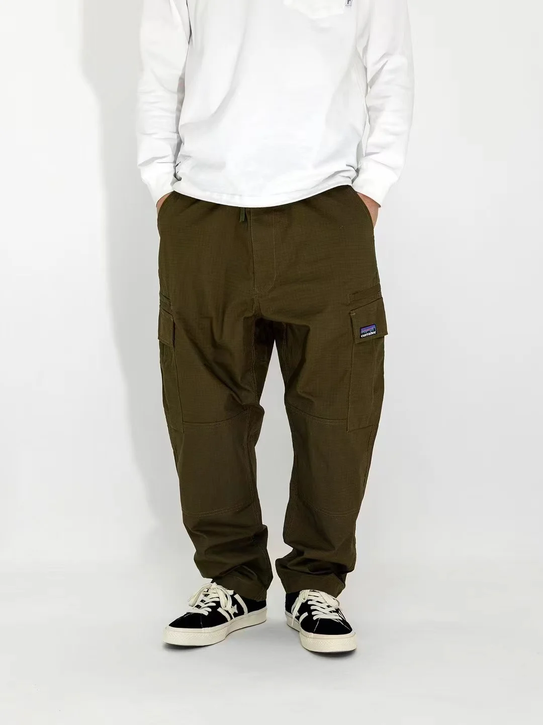 Casual Loose Long Trousers ex Outdoor Sports Workwear Pants Cuffed Youthful Vitali Sle Straight Leg Zipper Waist
Casual Loose Long Trousers ex Outdoor Sports Workwear Pants Cuffed Youthful Vitali Sle Straight Leg Zipper Waist