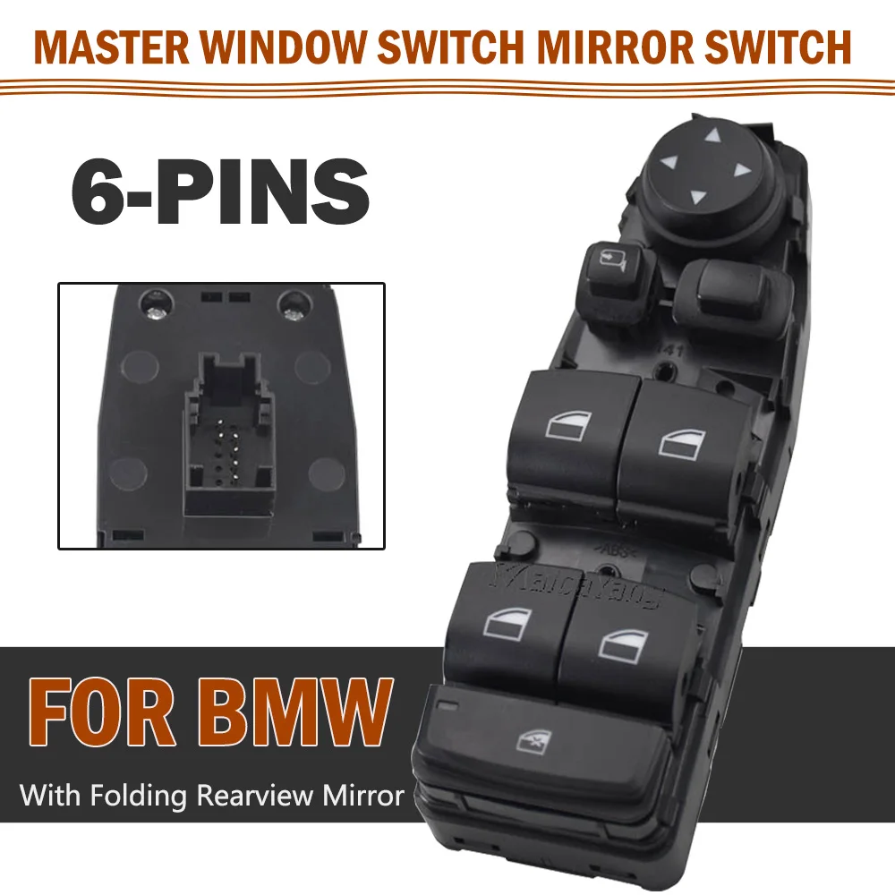 С складным переключателем стеклоподъемника заднего вида для BMW 1 3 5 серии X1 F48 F49 F20 X3 F10 F30 F07 F11 F06 F25 61319362107
С складным переключателем стеклоподъемника заднего вида для BMW 1 3 5 серии X1 F48 F49 F20 X3 F10 F30 F07 F11 F06 F25 61319362107